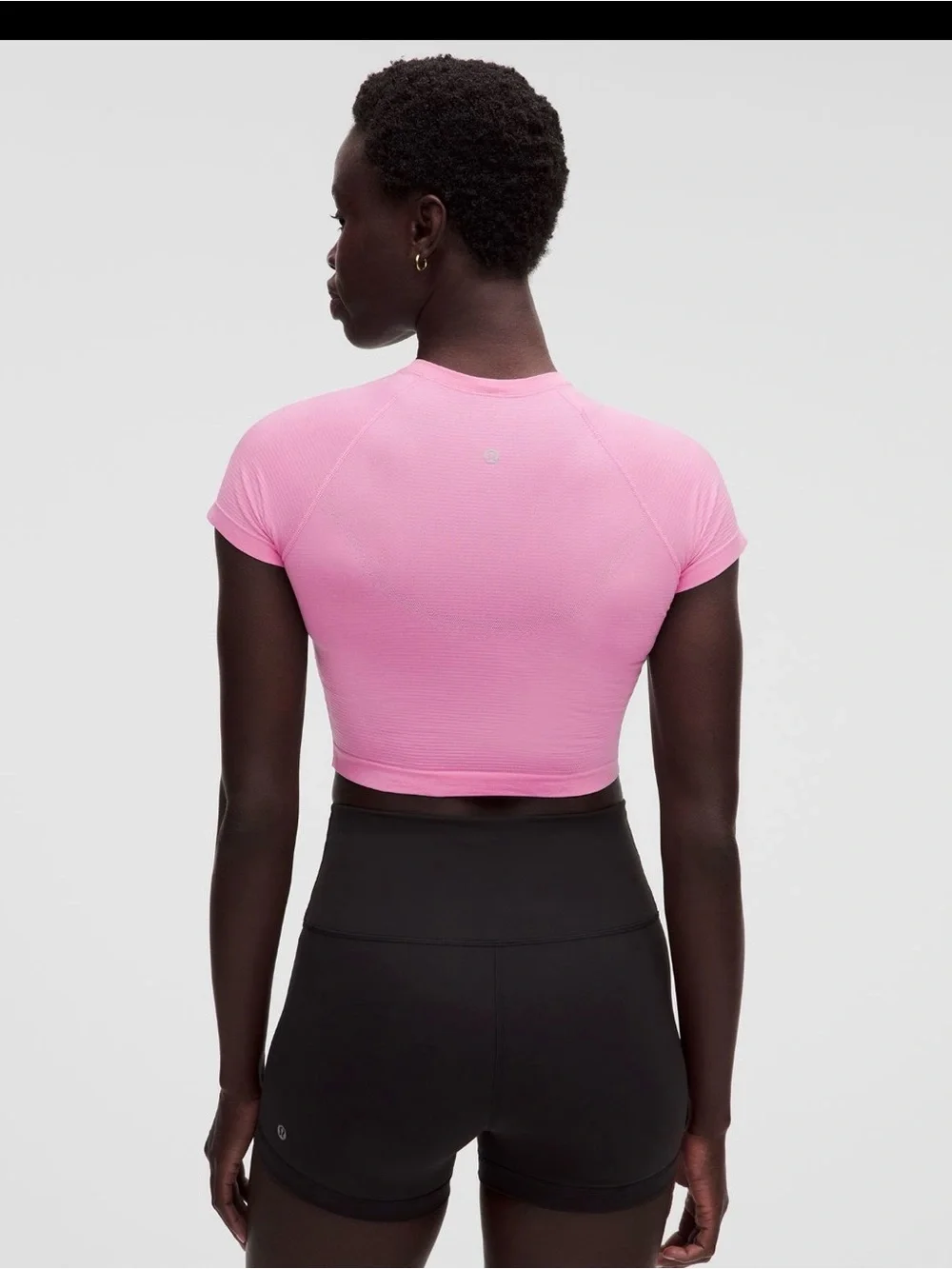 NWT lululemon swiftly cropped short sleeve size 6 sweet sorbet